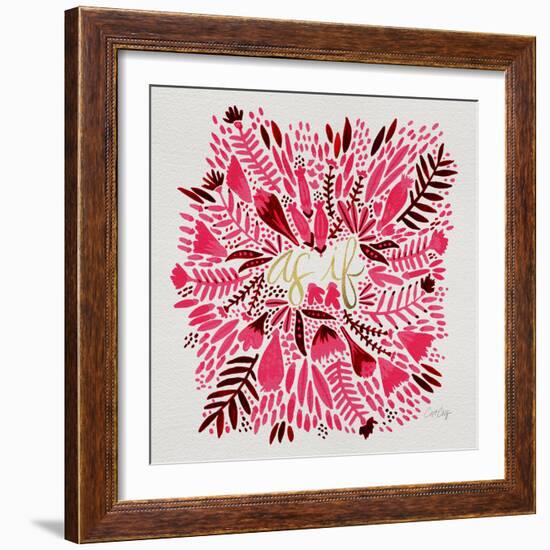 As If - Pink-Cat Coquillette-Framed Giclee Print