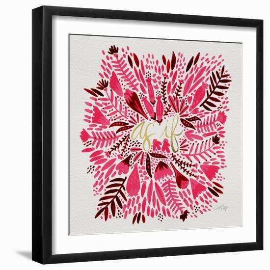 As If - Pink-Cat Coquillette-Framed Giclee Print