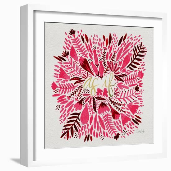 As If - Pink-Cat Coquillette-Framed Giclee Print