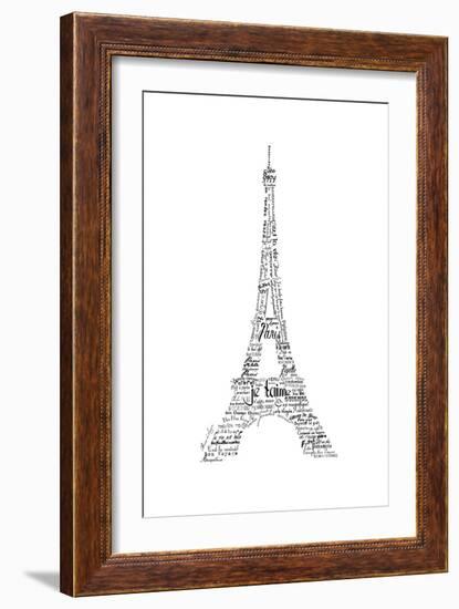 As the French Say…Eiffel Tower-Marion De Lauzun-Framed Premium Giclee Print