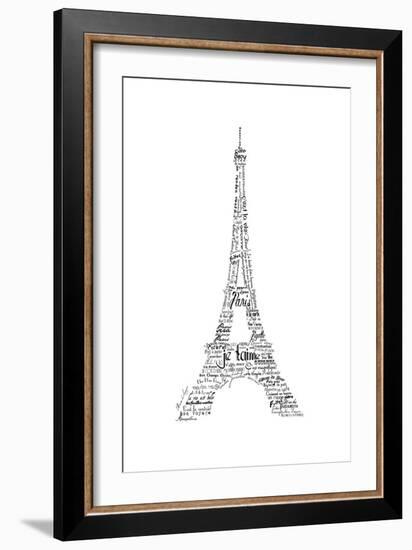 As the French Say…Eiffel Tower-Marion De Lauzun-Framed Premium Giclee Print