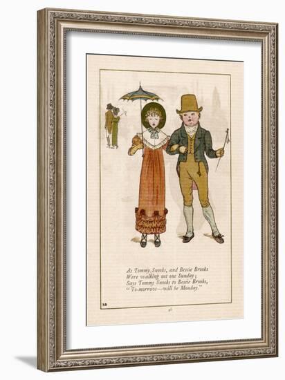 As Tommy Snooks-Kate Greenaway-Framed Art Print