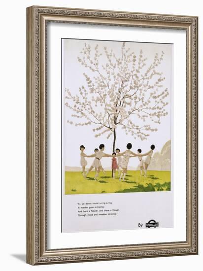 As We Dance Round a Ring-A-Ring Poster-Andre-Edouard Marty-Framed Giclee Print