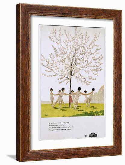 As We Dance Round a Ring-A-Ring Poster-Andre-Edouard Marty-Framed Giclee Print