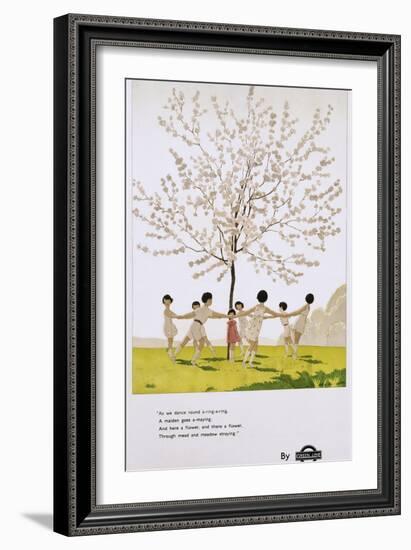 As We Dance Round a Ring-A-Ring Poster-Andre-Edouard Marty-Framed Giclee Print