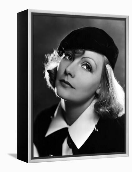 As You Desire Me, Greta Garbo, Portrait by Clarence Sinclair Bull, 1932-null-Framed Stretched Canvas