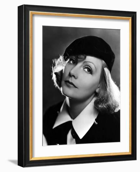 As You Desire Me, Greta Garbo, Portrait by Clarence Sinclair Bull, 1932-null-Framed Photo