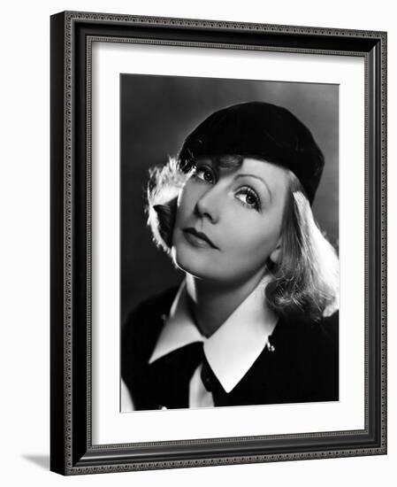 As You Desire Me, Greta Garbo, Portrait by Clarence Sinclair Bull, 1932-null-Framed Premium Photographic Print