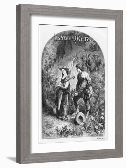 As you Like It by William Shakaespeare-John Gilbert-Framed Giclee Print