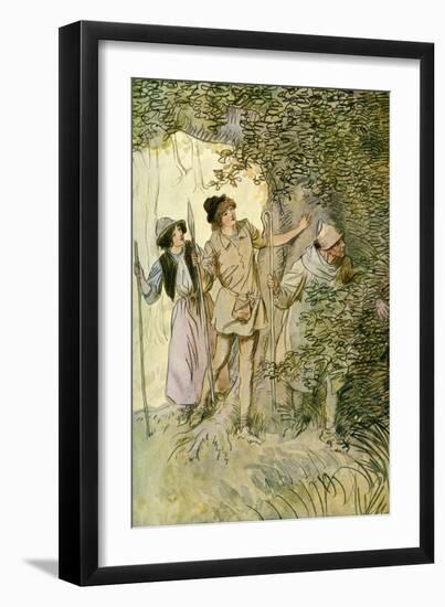 As you Like It by William Shakespeare-Hugh Thomson-Framed Giclee Print