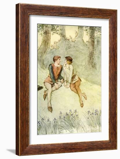 As you Like It by William Shakespeare-Hugh Thomson-Framed Giclee Print