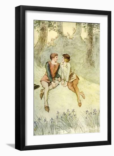 As you Like It by William Shakespeare-Hugh Thomson-Framed Giclee Print