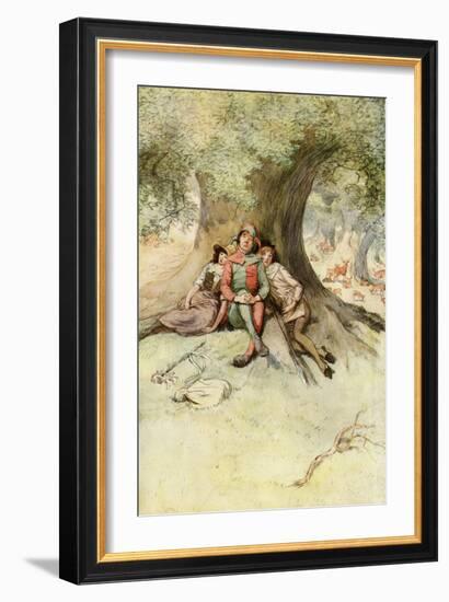 As you Like It by William Shakespeare-Hugh Thomson-Framed Giclee Print