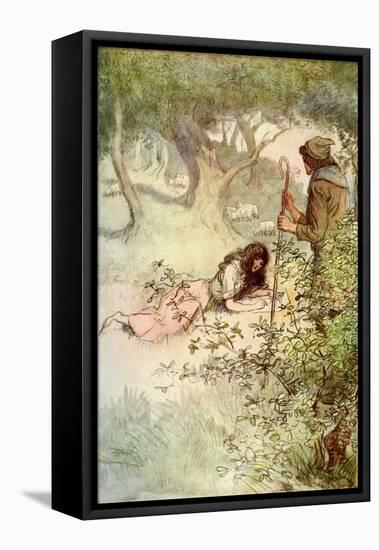 As you Like It by William Shakespeare-Hugh Thomson-Framed Premier Image Canvas