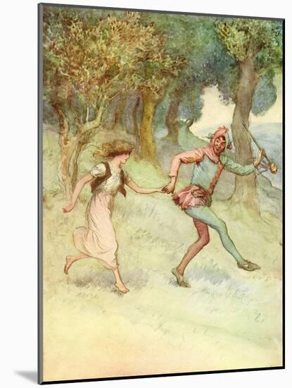 'As you Like It' by William Shakespeare-Hugh Thomson-Mounted Giclee Print