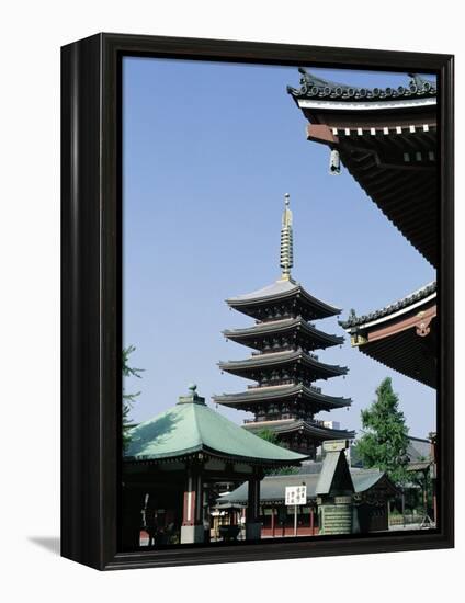 Asakusa Kannon Temple, Tokyo, Japan-null-Framed Premier Image Canvas