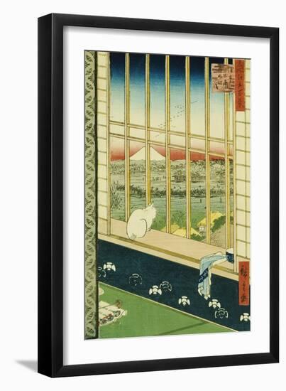 Asakusa Rice Fields During the Festival of the Cock-Ando Hiroshige-Framed Giclee Print