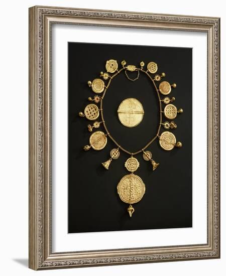 Asante Pectoral, from Ghana (Gold)-African-Framed Giclee Print