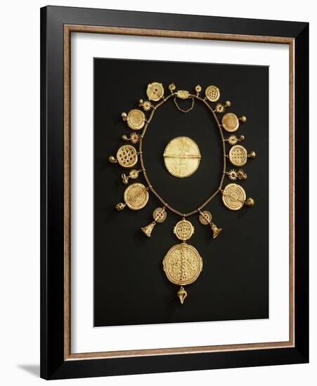 Asante Pectoral, from Ghana (Gold)-African-Framed Giclee Print