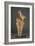 Asante Royal Umbrella Finial Depiciting a Bird and its Young, from Ghana (Gilt Wood)-African-Framed Giclee Print