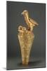 Asante Royal Umbrella Finial Depiciting a Bird and its Young, from Ghana (Gilt Wood)-African-Mounted Giclee Print