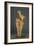 Asante Royal Umbrella Finial Depiciting a Bird and its Young, from Ghana (Gilt Wood)-African-Framed Giclee Print