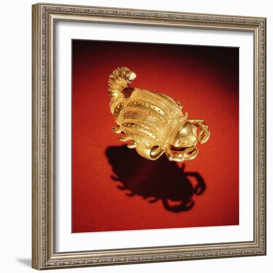 Asante Scorpion Ring, from Ghana (Gold)-African-Framed Giclee Print