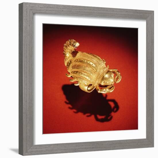 Asante Scorpion Ring, from Ghana (Gold)-African-Framed Giclee Print