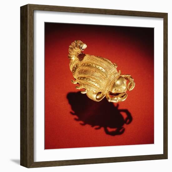 Asante Scorpion Ring, from Ghana (Gold)-African-Framed Giclee Print