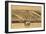 Asbury Park, New Jersey - Panoramic Map-Lantern Press-Framed Art Print