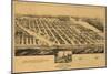 Asbury Park, New Jersey - Panoramic Map-Lantern Press-Mounted Art Print