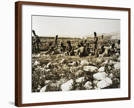 Ascari Camp in Sidi Ibrahim El Muscase, Cyrenaica-null-Framed Giclee Print