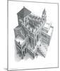 Ascending and Descending-M^ C^ Escher-Mounted Art Print