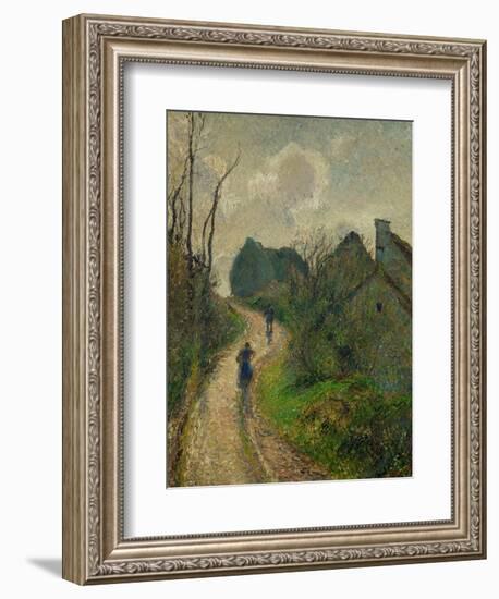 Ascending Path in Osny, 1883-Camille Pissarro-Framed Giclee Print