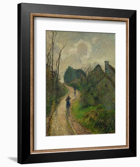 Ascending Path in Osny, 1883-Camille Pissarro-Framed Giclee Print