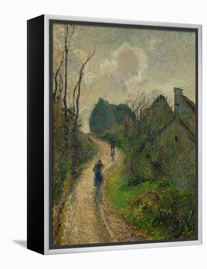 Ascending Path in Osny, 1883-Camille Pissarro-Framed Premier Image Canvas