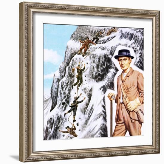 Ascending the Matterhorn in 1865: Success Followed by Disaster-John Keay-Framed Giclee Print