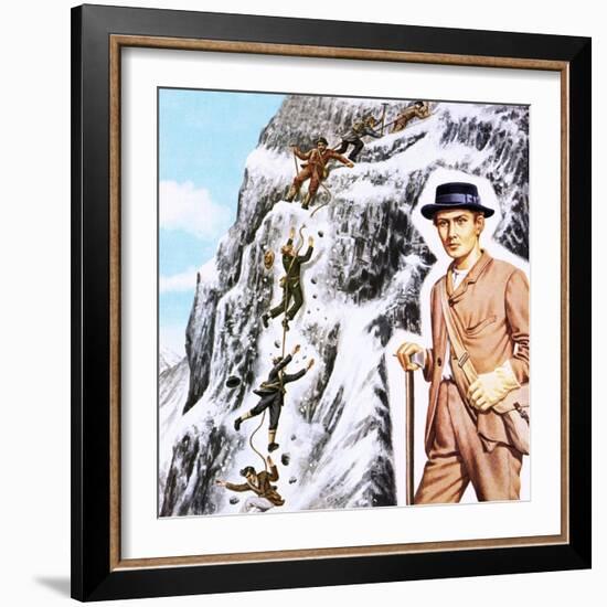 Ascending the Matterhorn in 1865: Success Followed by Disaster-John Keay-Framed Giclee Print