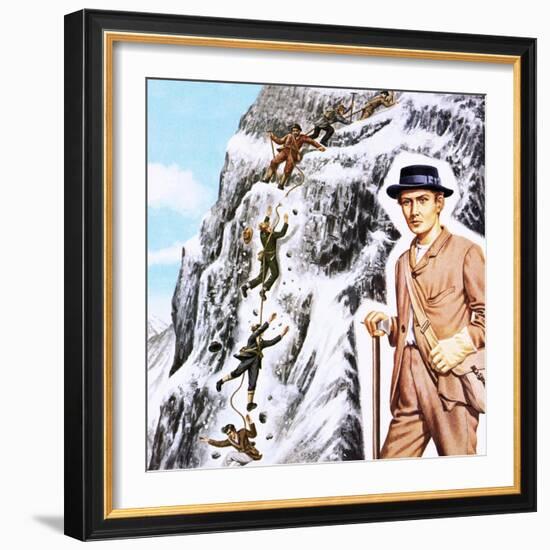 Ascending the Matterhorn in 1865: Success Followed by Disaster-John Keay-Framed Giclee Print