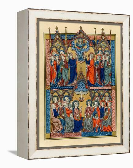 Ascension and Pentecost, 1290-1300-null-Framed Premier Image Canvas