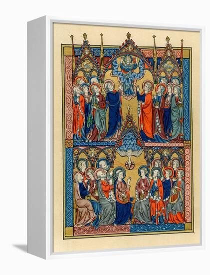 Ascension and Pentecost, 1290-1300-null-Framed Premier Image Canvas