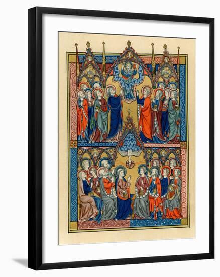 Ascension and Pentecost, 1290-1300-null-Framed Giclee Print