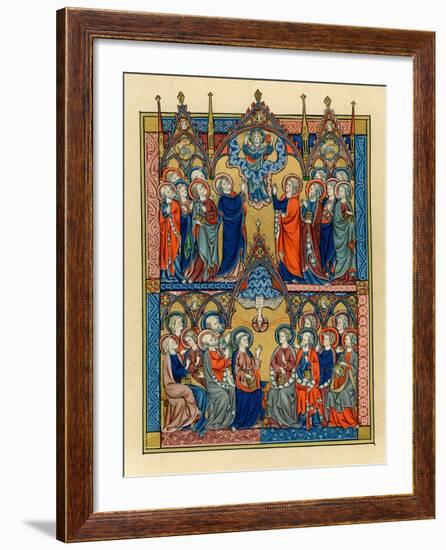 Ascension and Pentecost, 1290-1300-null-Framed Giclee Print