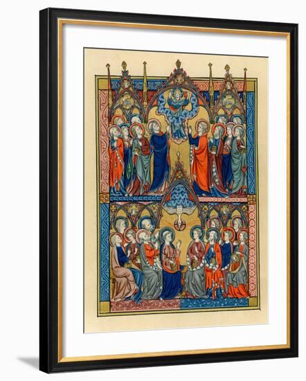 Ascension and Pentecost, 1290-1300-null-Framed Giclee Print