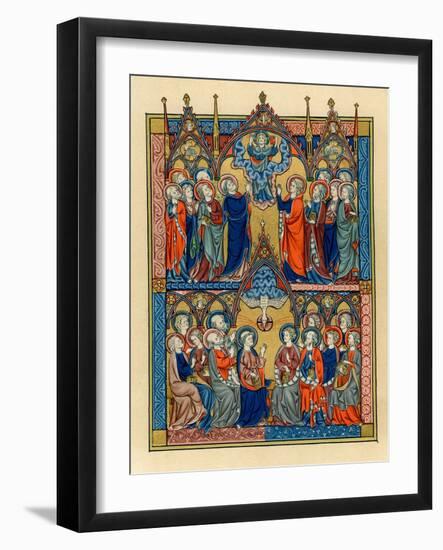 Ascension and Pentecost, 1290-1300-null-Framed Giclee Print