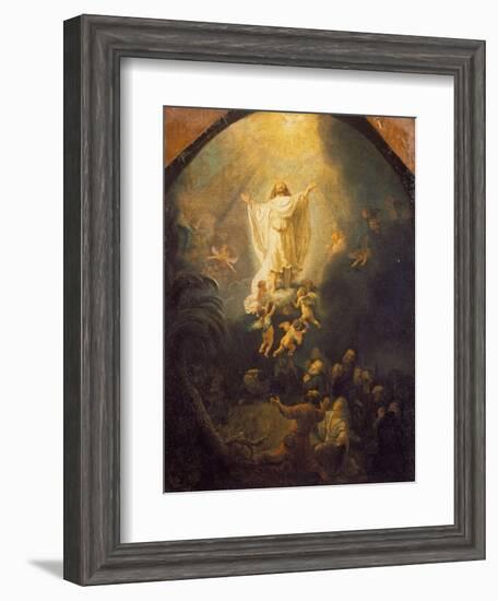 Ascension of Christ, 1636-Rembrandt van Rijn-Framed Giclee Print