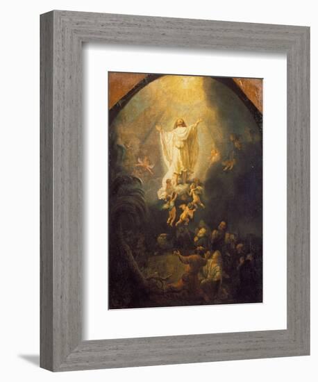 Ascension of Christ, 1636-Rembrandt van Rijn-Framed Giclee Print