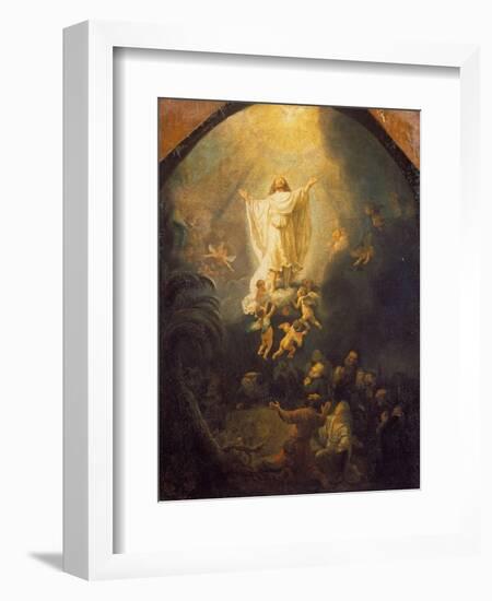 Ascension of Christ, 1636-Rembrandt van Rijn-Framed Giclee Print