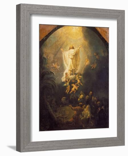 Ascension of Christ, 1636-Rembrandt van Rijn-Framed Giclee Print