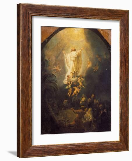 Ascension of Christ, 1636-Rembrandt van Rijn-Framed Giclee Print